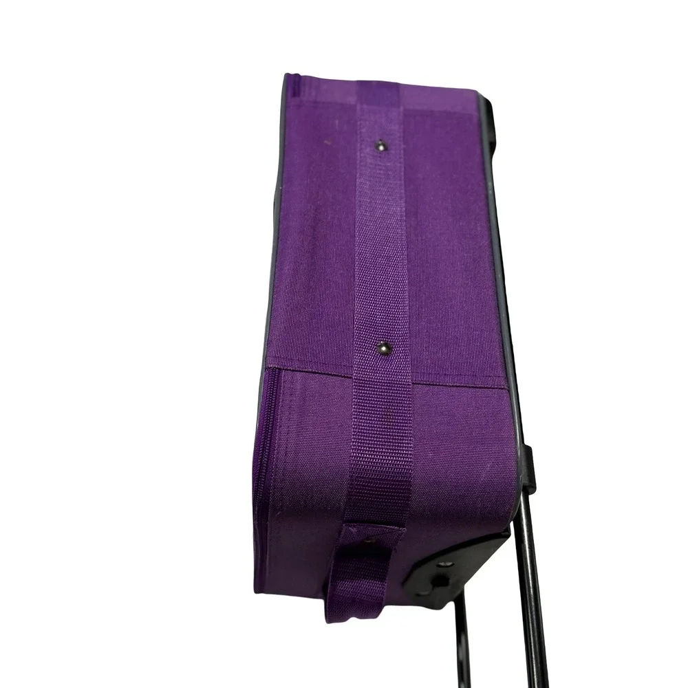 Y2K VTG Disney Winnie the Pooh Rolling Suitcase‎ Purple Bee U Kids Luggage Bag